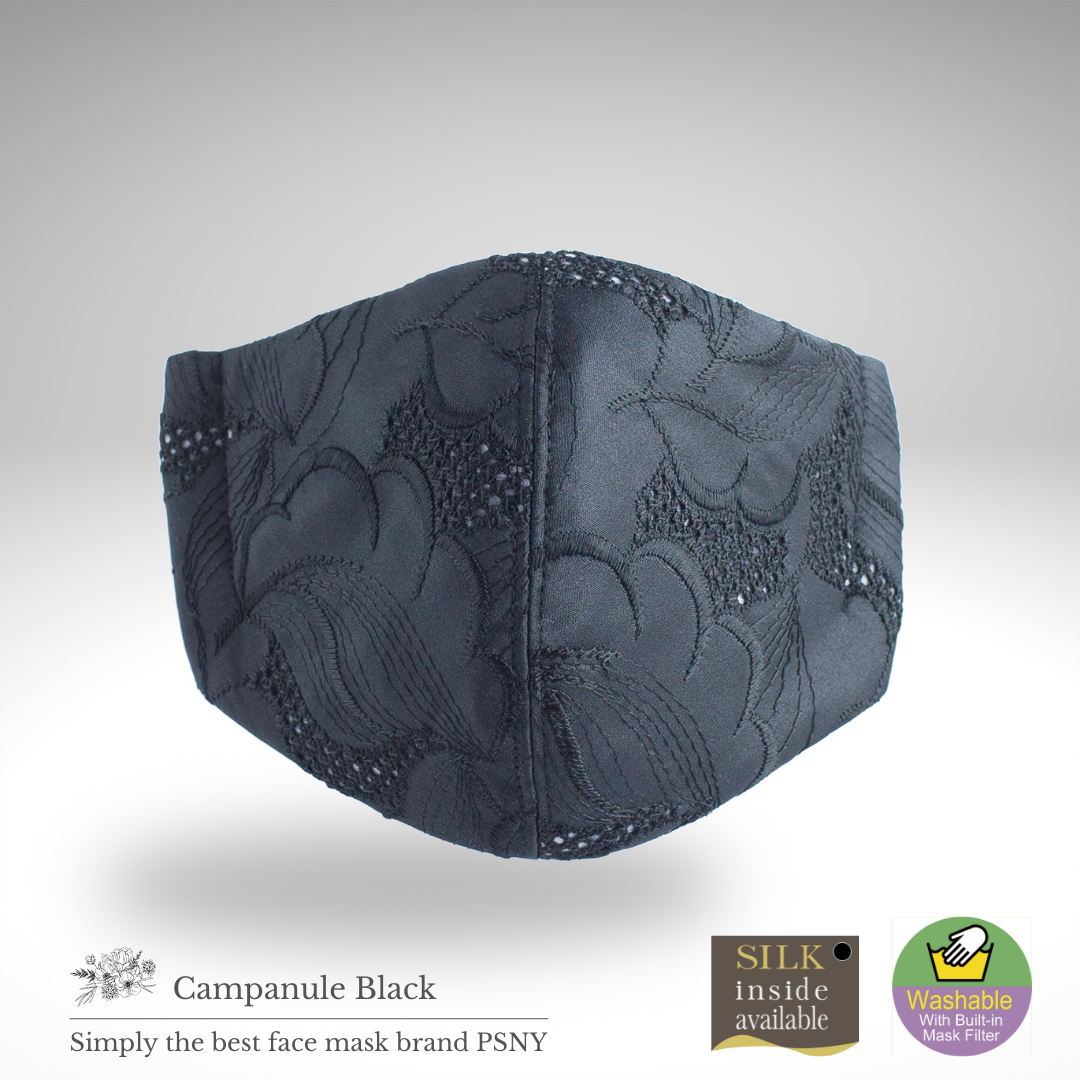 Campanule Lace Black Filter Mask CP14