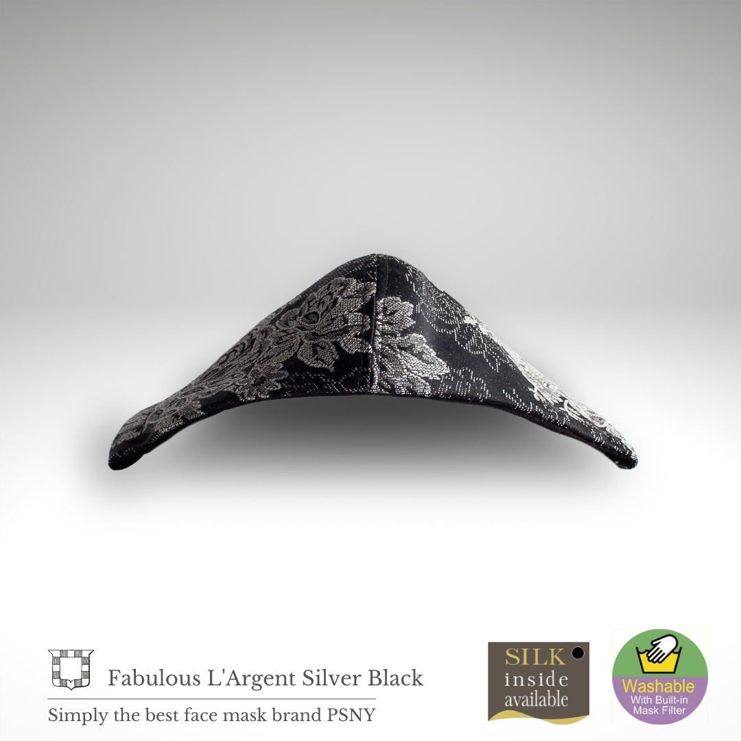 Largean Silver Black Mask with Filter FG01