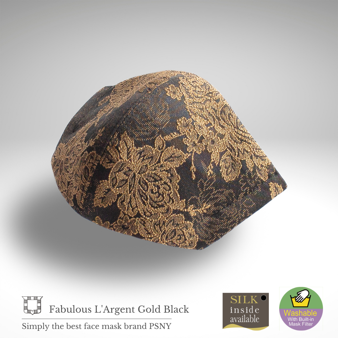 Largean Gold Black Filtered Mask FG02
