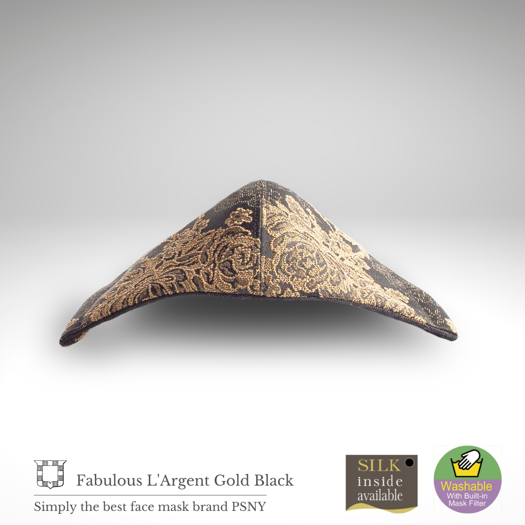 Largean Gold Black Filtered Mask FG02