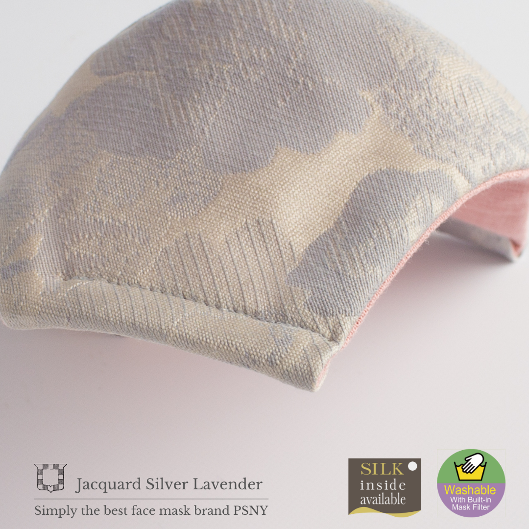 Jacquard Silver Lavender Filter Mask FJ07