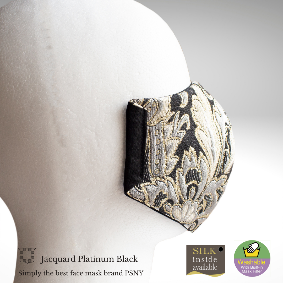 Beautiful Mask JP01 with Platinum Jacquard Black Filter