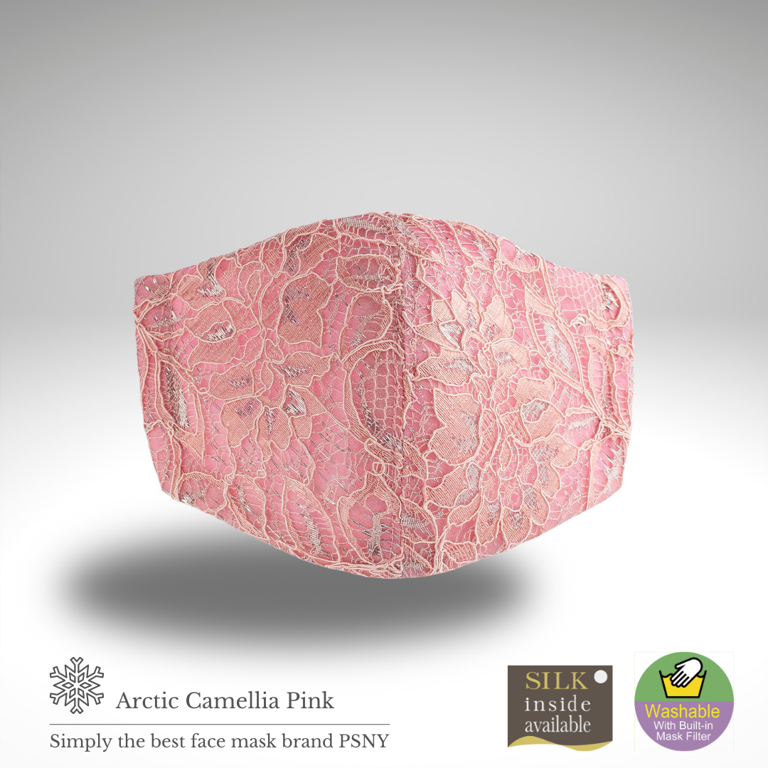 Arctic Lace Camellia Pink Mask LA13