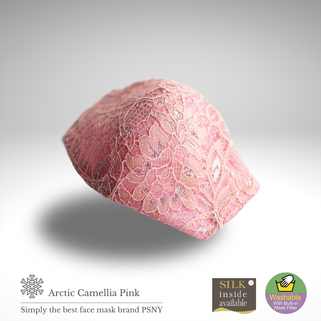 Arctic Lace Camellia Pink Mask LA13