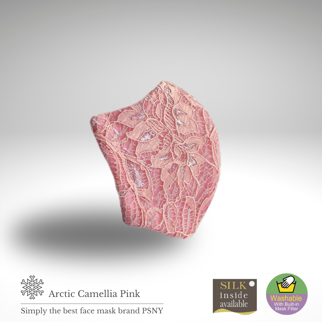 Arctic Lace Camellia Pink Mask LA13