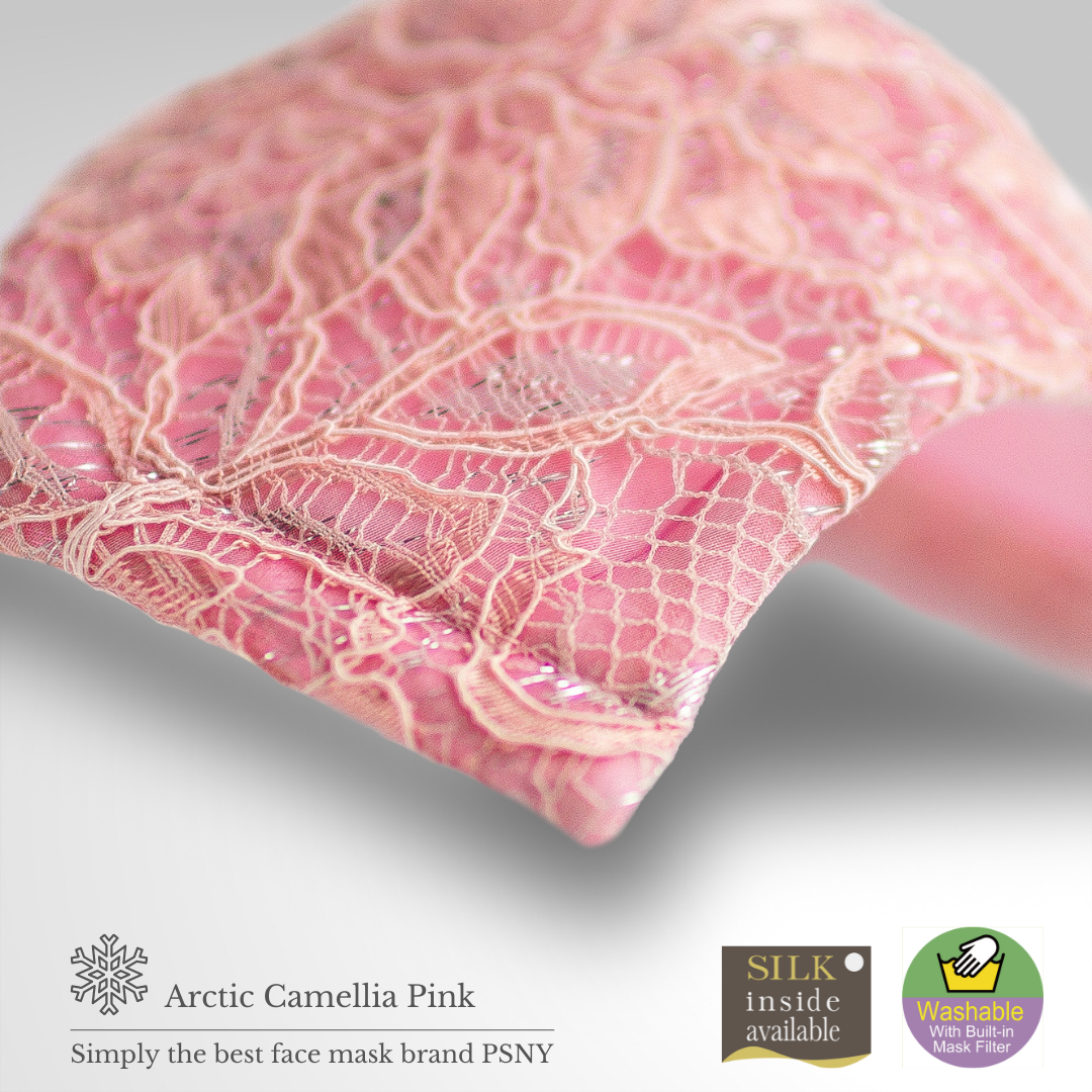 Arctic Lace Camellia Pink Mask LA13