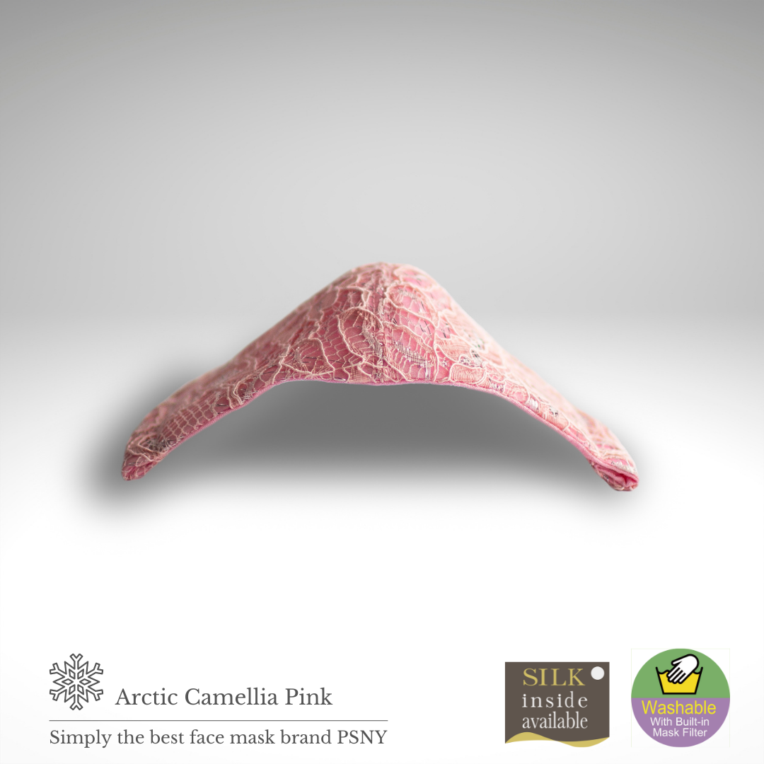 Arctic Lace Camellia Pink Mask LA13