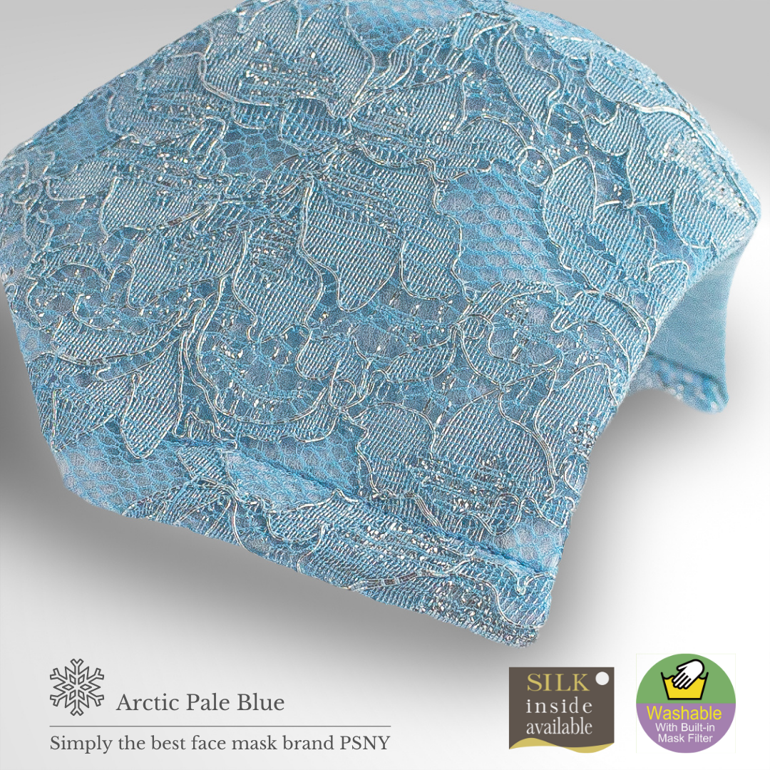 北極蕾絲淡藍色過濾面膜 LA14