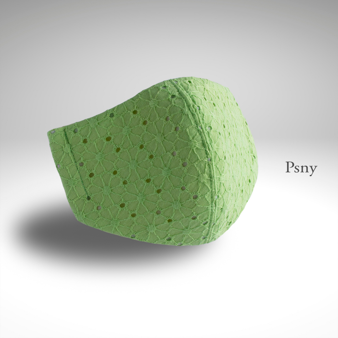 PSNY Ballard Fleury Lace Pale Green Filter Mask LB17