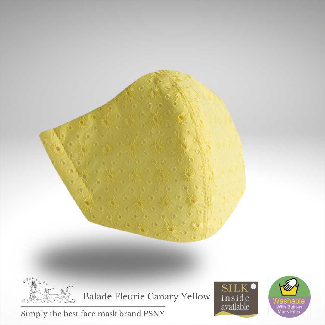 PSNY Ballad Fleury Race Canary Yellow Filtered Mask LB26