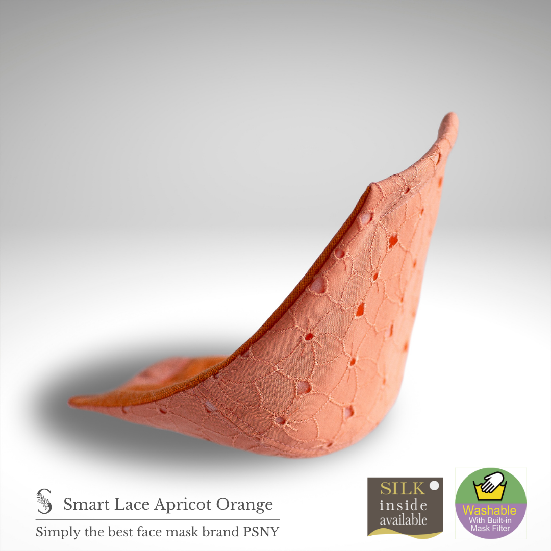Smart Lace Apricot Orange Filter Mask LS01