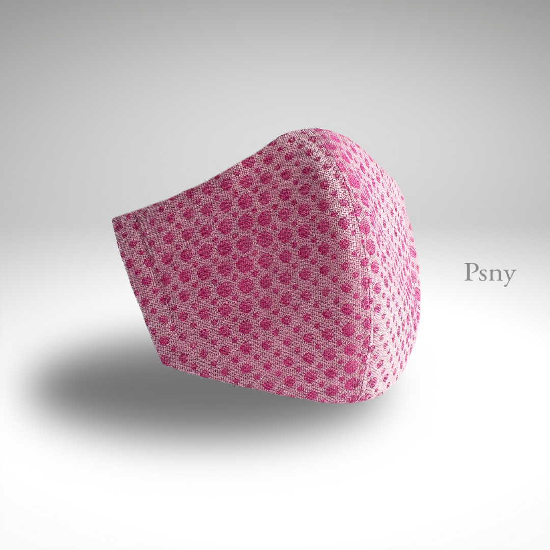 Splash Pink Dot Light textile cute print design with filter Beautiful cute pink gift Lightweight type 3D adult mask -LT08