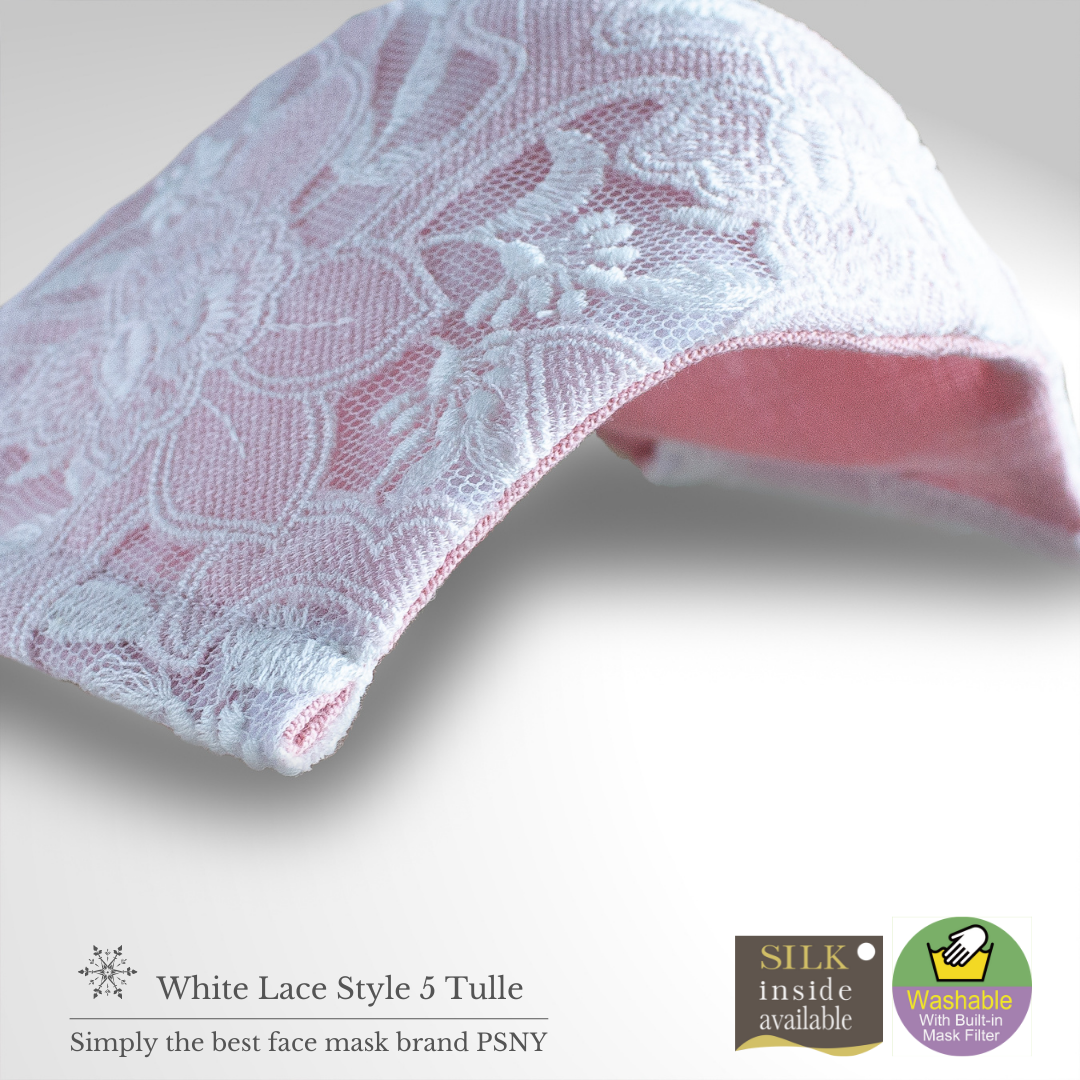蕾絲白Style 5無紡布過濾3D成人美容清潔清潔面膜LW05