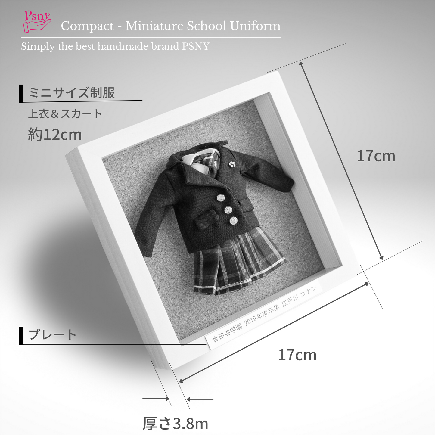 PSNY コンパクト（ミニチュア制服・ミニフレーム） MS01