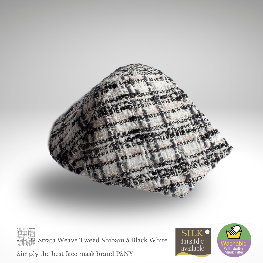 Tweed Shivam 5 Black &amp; White Filtered Mask SB05