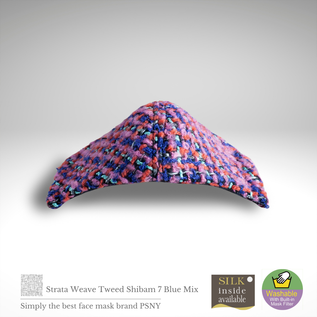 Tweed Shibam 7 Blue Pink Filter Mask SB07