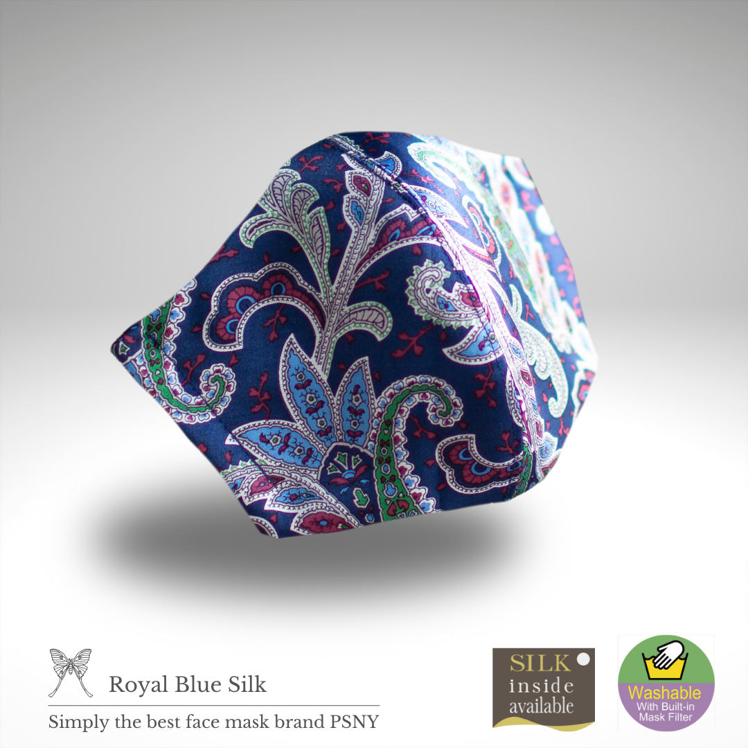 Silk Royal Blue Filter Mask SK01