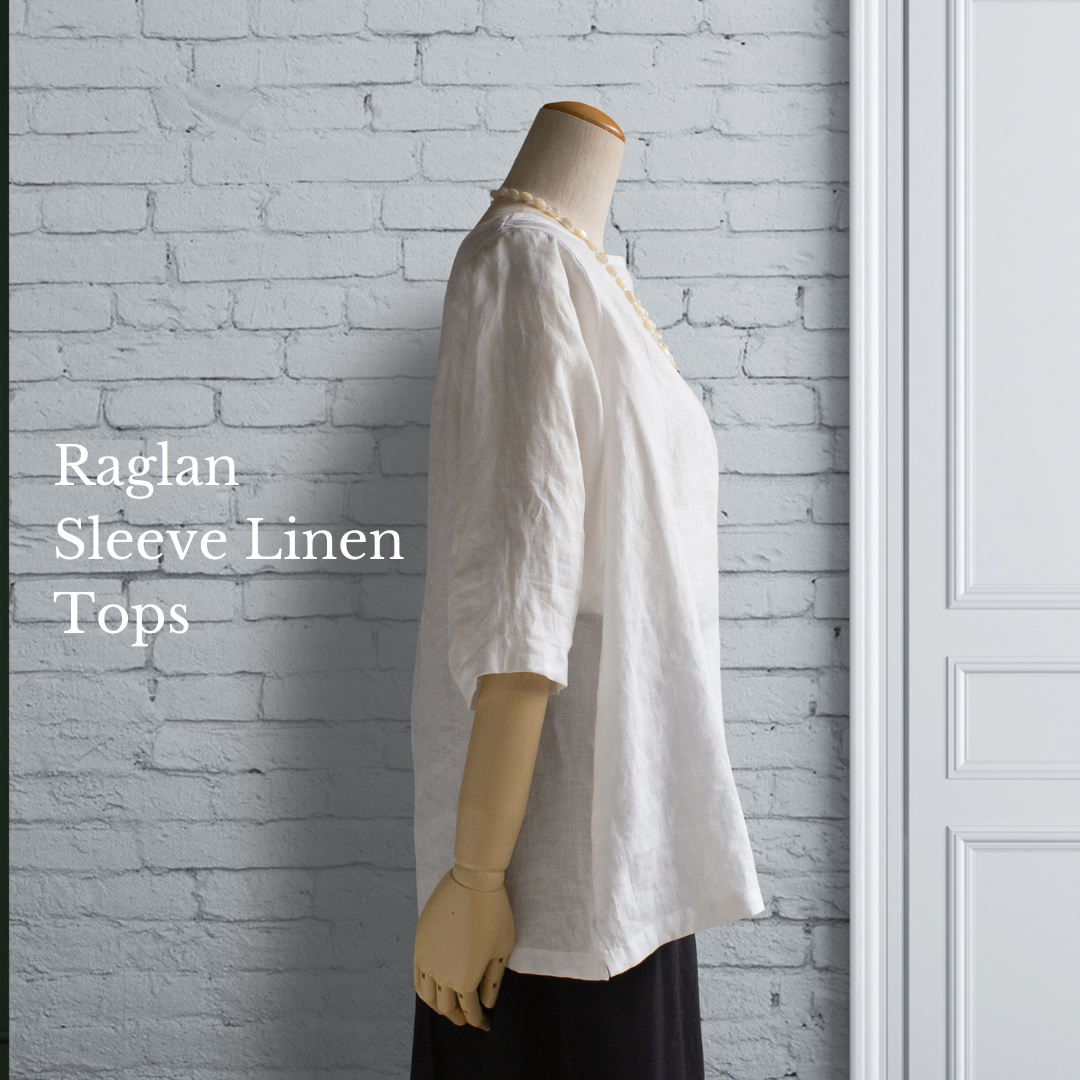 PSNY Basic Linen Top with Raglan Sleeves TP02