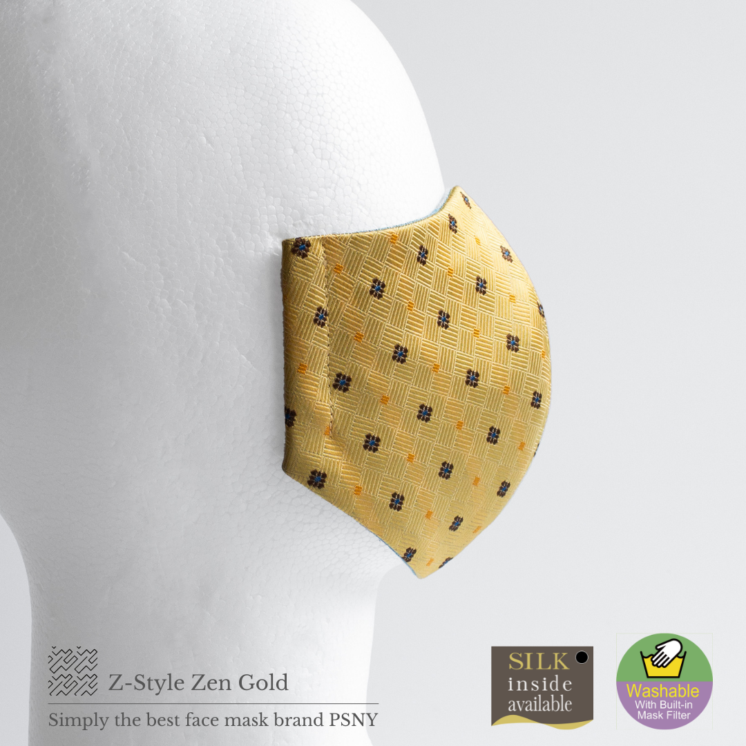 Zen silk yellow gold filter mask ZZ06